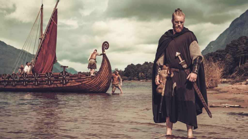 Viking går i land